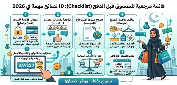 نصائح قبل الشراء من المتاجر