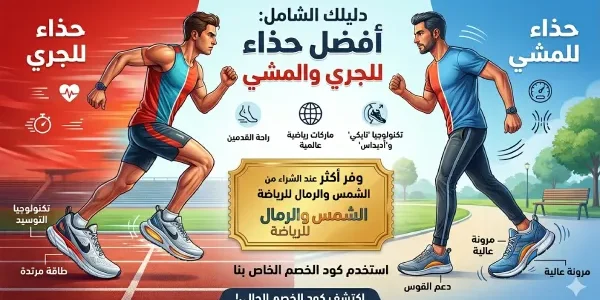 أفضل حذاء للجري والمشي